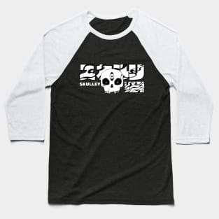 Skulley "skull-eye" kanji Baseball T-Shirt